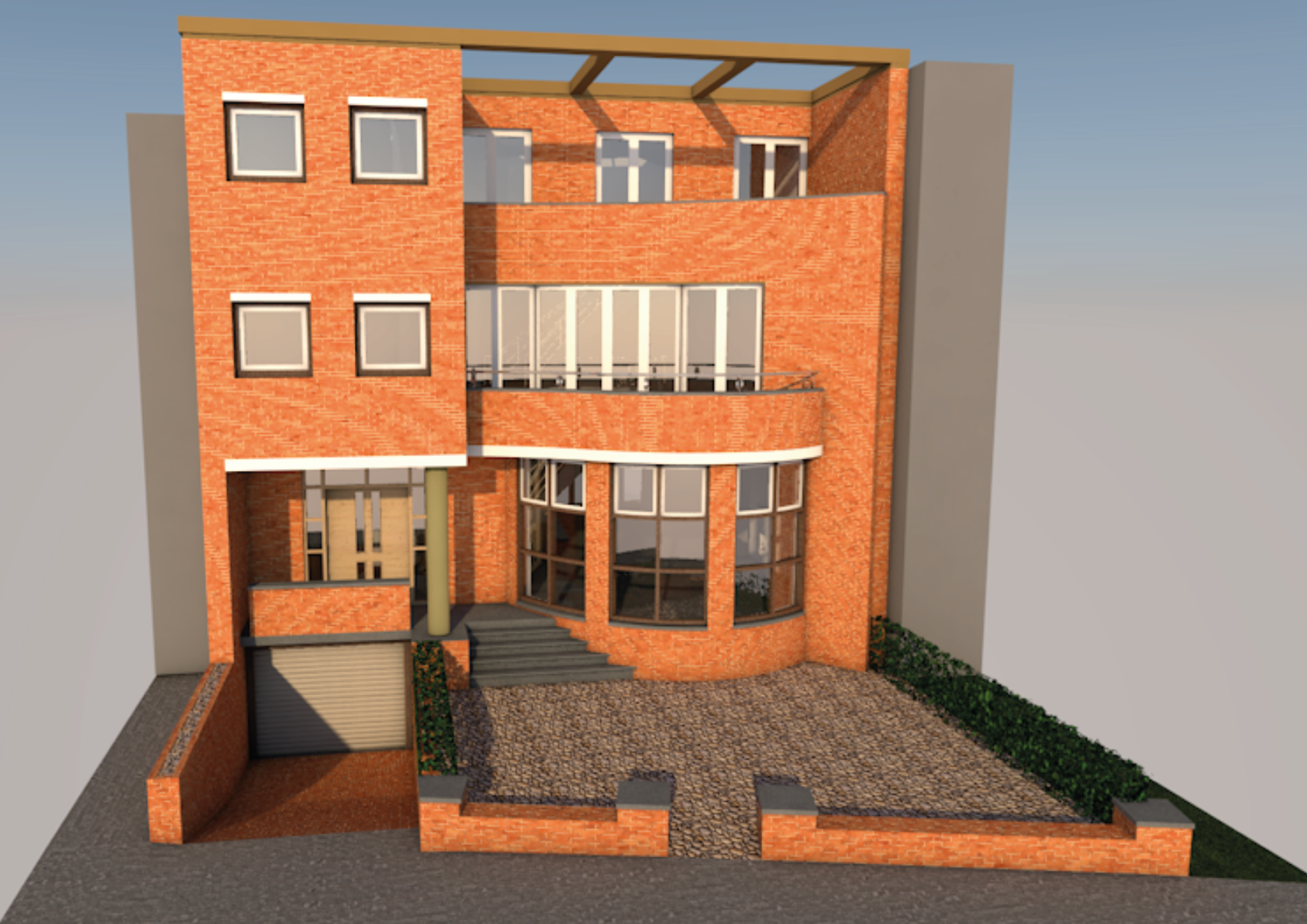 Residence in Utrecht | Measured with 3D laser scanner | Model made in Archicad