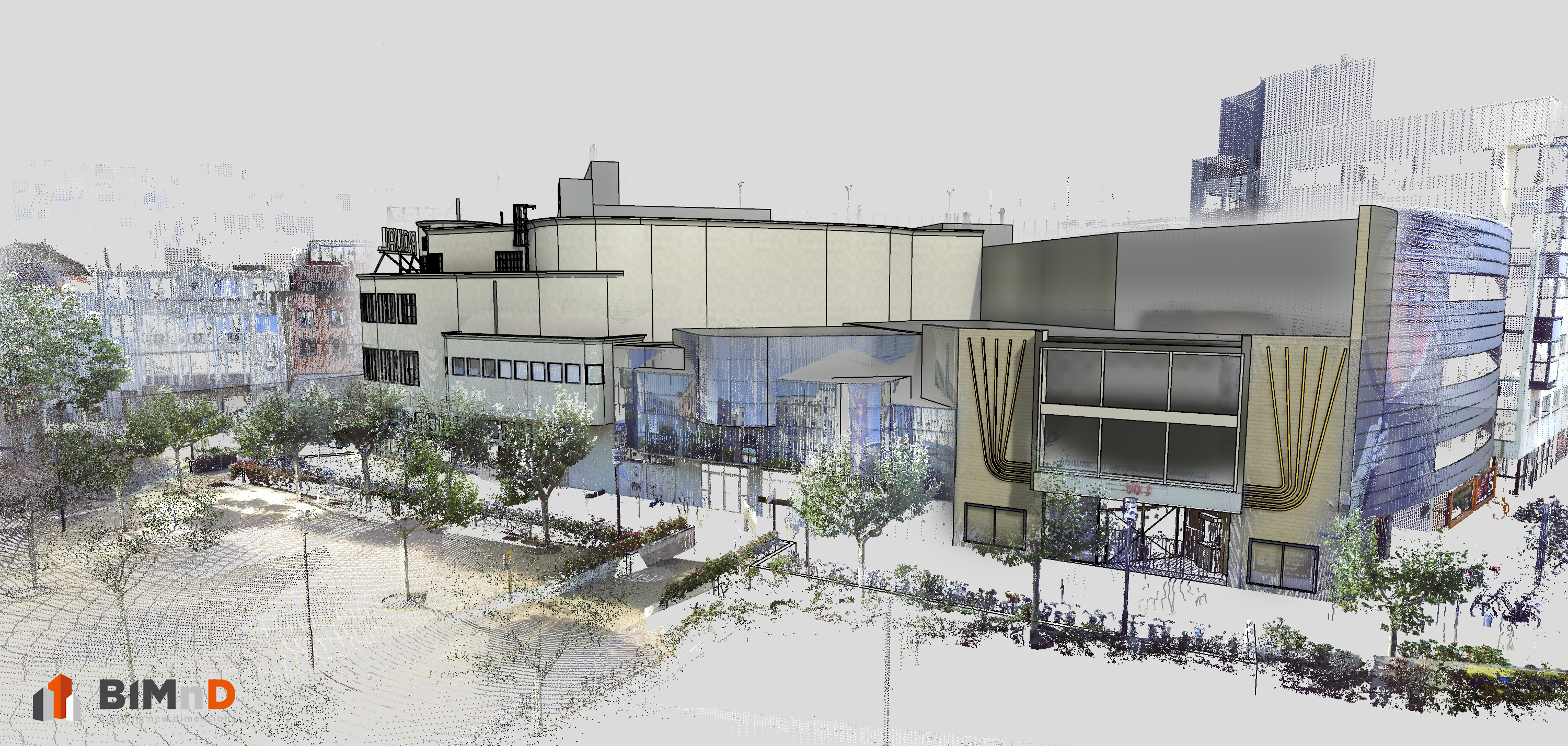 3D laser scanning and BIM for sustainability and planning theatres