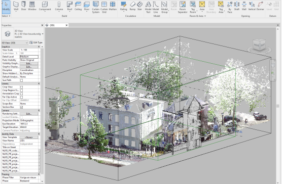 Pointcloud inladen in Revit