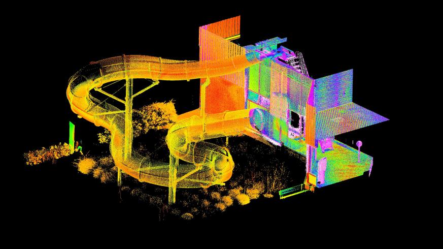 Pointcloud zwembad