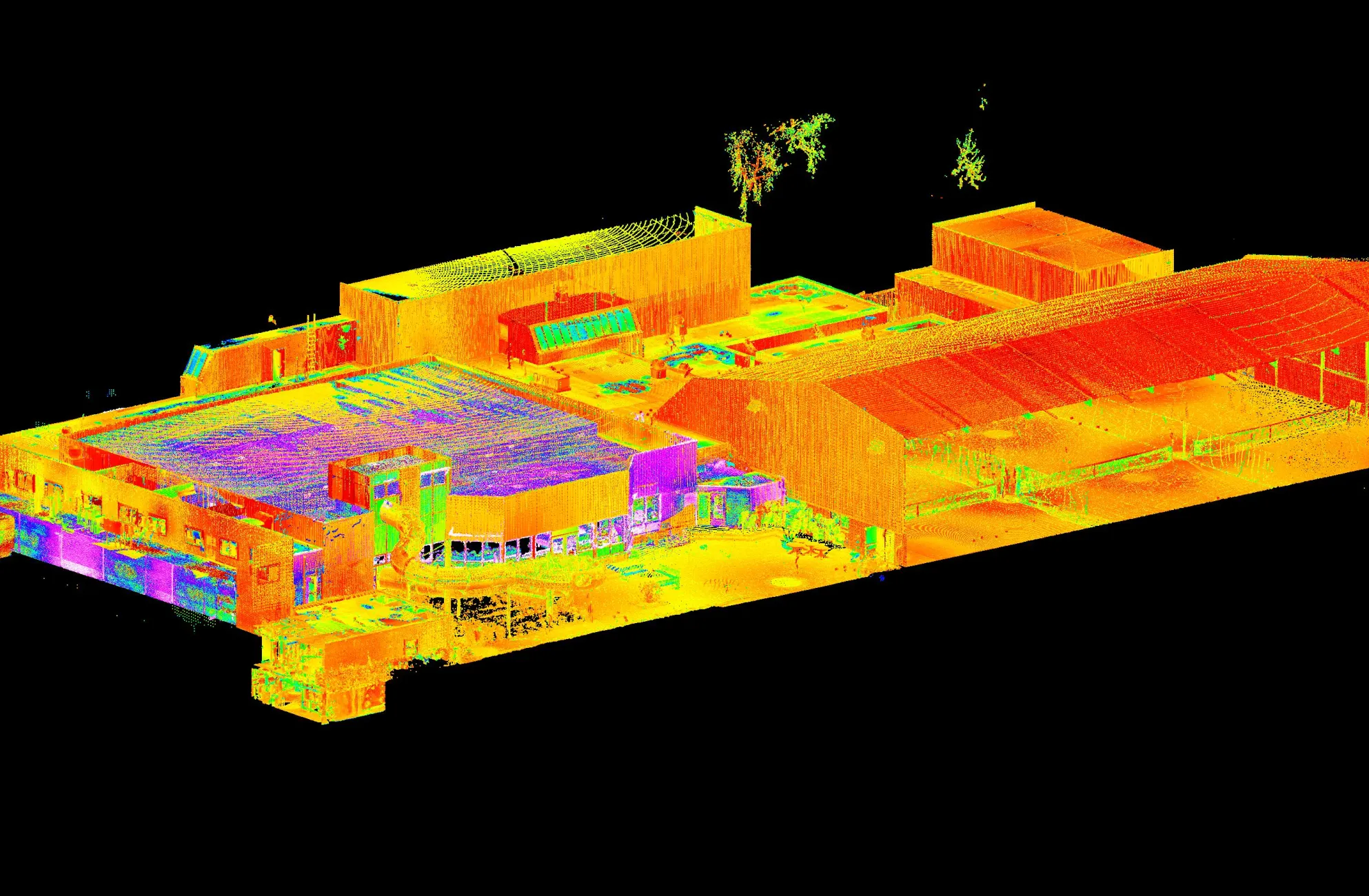 Pointclouddata scangebied