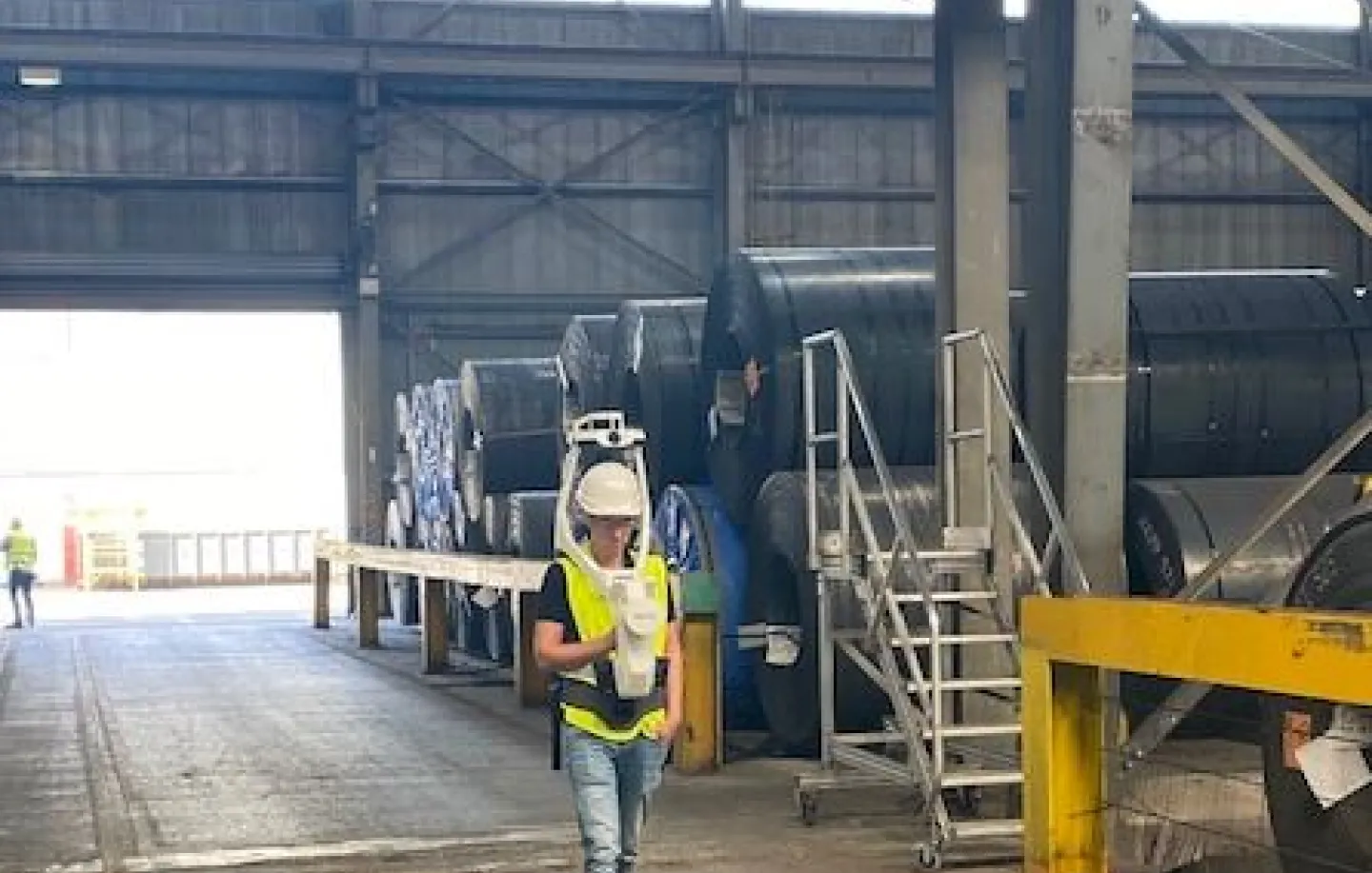 Pointcloud naar BIM en digital twin van staalfabriek